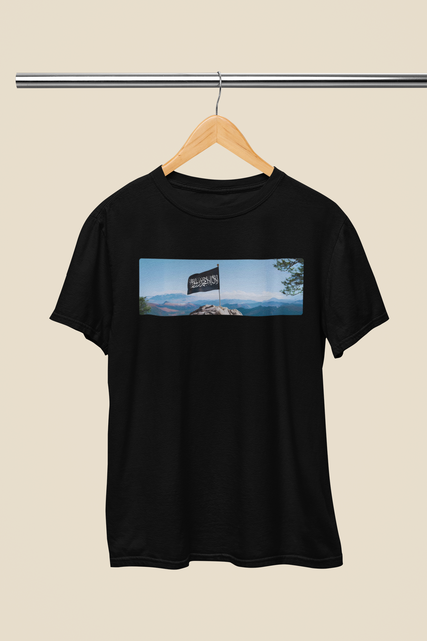 Shahada Flagge Basic Shirt Unisex